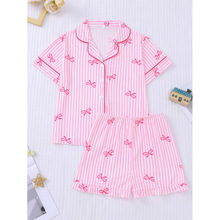 Y 14888 Print Pajama Set ӡ��˯����װ�羳����ͨ��