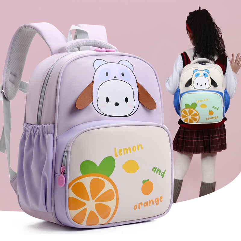Mochila escolar de jardín de infantes con estampado de dibujos animados Mochila para niños de primer grado Mochila escolar preescolar para niños y niñas