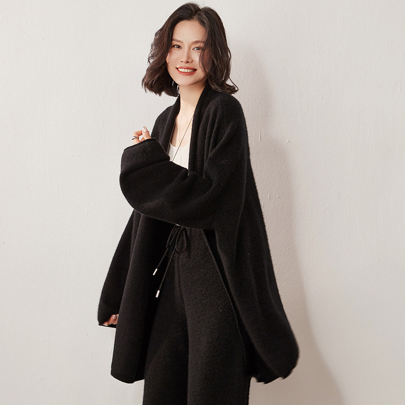 Korean-Style Lazy Vibe Cashmere Towel Embroidery Set Cardigan Knit Cardigan Women's Two-Piece Set Sweater for Women Korean-Style Lazy Vibe Cashmere Towel Embroidery Set Cardigan Knit Cardigan Women's Two-Piece Set Sweater for Women