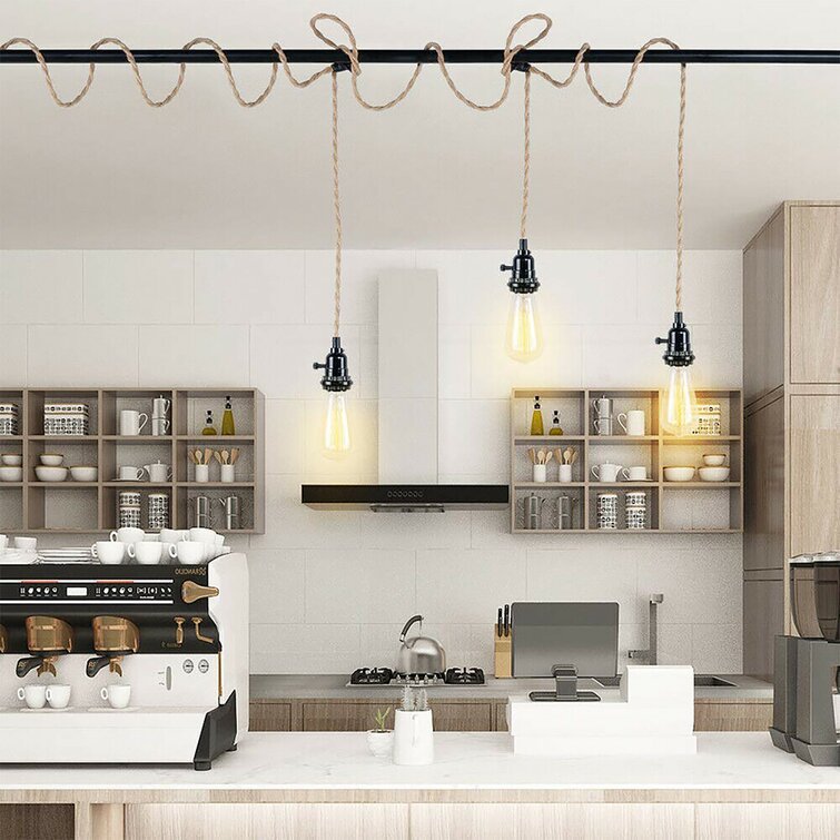 Cable de araña tejido de cuerda de cáñamo retro transfronterizo estándar europeo estándar europeo de un solo cabezal de cuerda de cáñamo de tres cabezales interruptor de araña