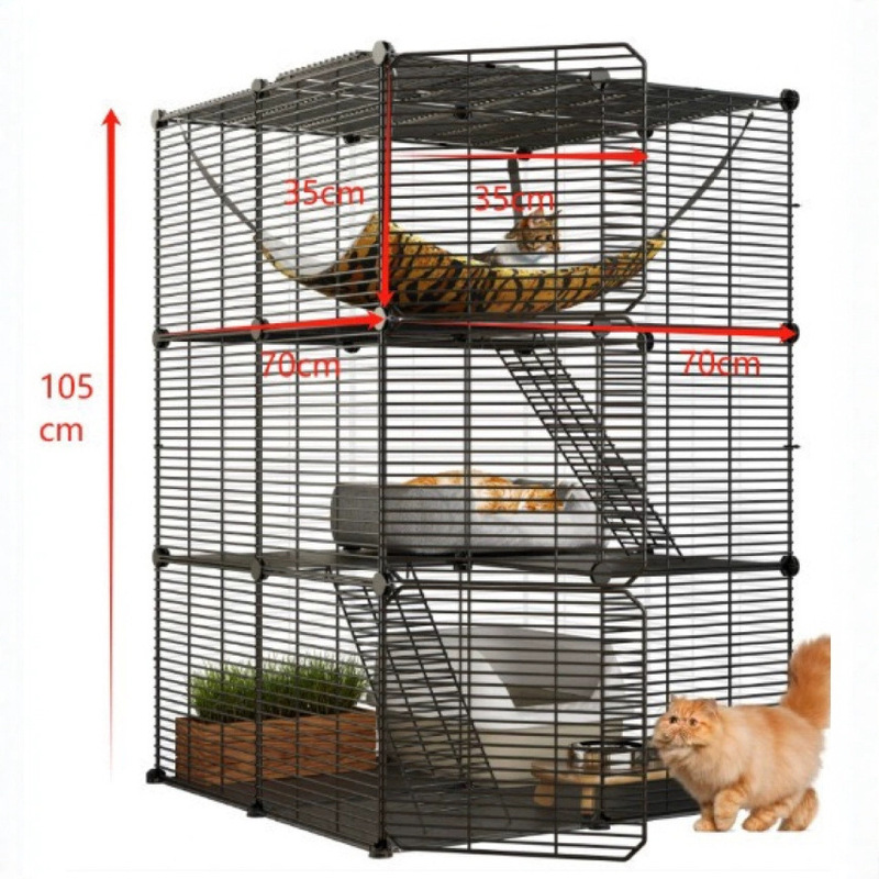 猫籠家庭用室内の超大空間、DIY自由組立、ペット猫籠多規格オプションメーカー|undefined