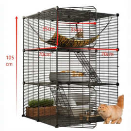 猫笼子家用室内超大空间，DIY自由拼装，宠物猫笼多规格可选厂家