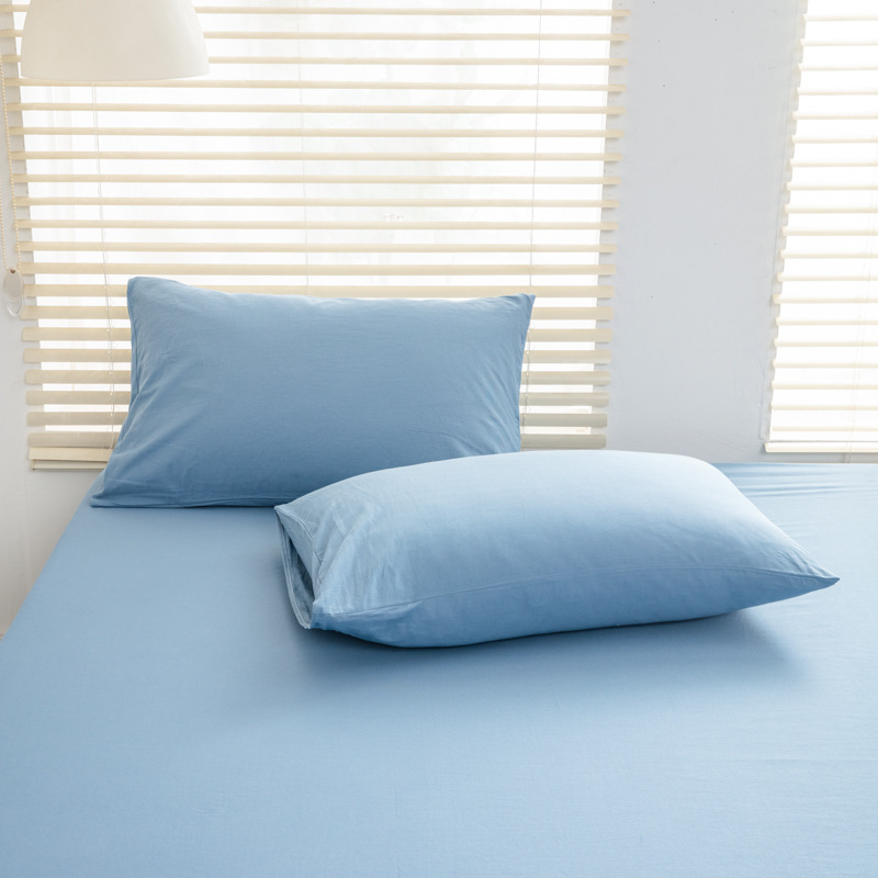 Cuerpo de almohada de lavado japonés de algodón 40 cubas de almohada de piel de algodón un par de cubas de almohada de twill