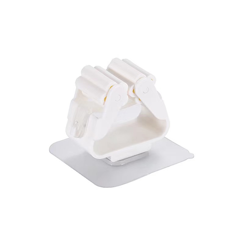 Mopo de trapeador sin agujeros de trapeador clip de trapeador gancho de trapeador inodoro colgante artefacto poderoso pared almacenamiento cocina de carga