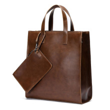 2023 Vintage Men's Briefcase Business Office Bags Crazy跨境