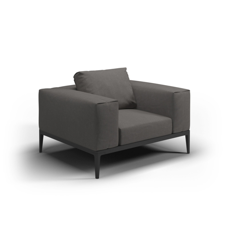 Muebles de exterior al aire libre combinación de sofá de ocio al aire libre patio balcón villa jardín madera maciza combinación de sofá de esquina