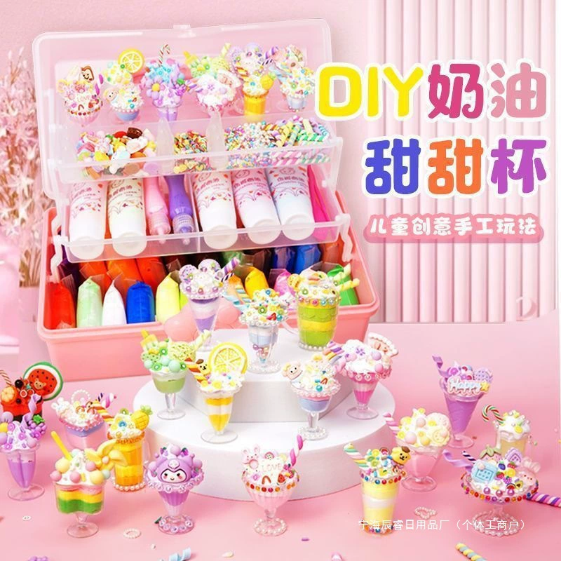 Dessert toy for ice cream, materials set, DIY