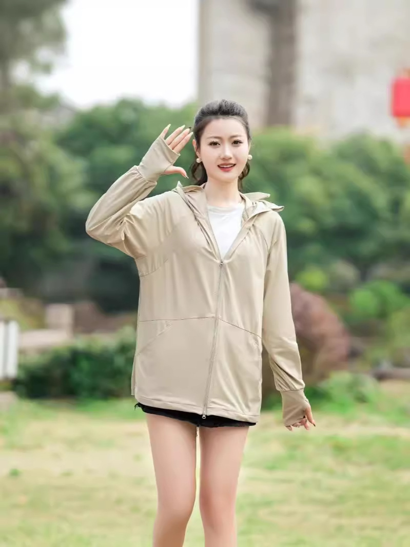 Summer thin fashionable silk sun protection clothing