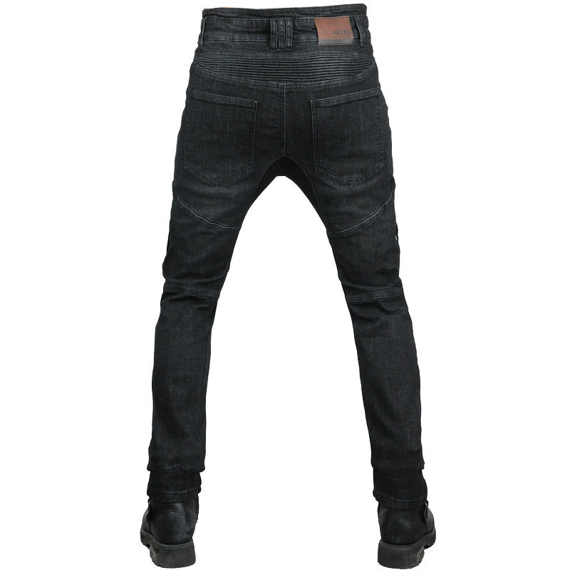 Volero motocicleta jeans hombres verano transpirable alta cintura pantalones de montar Kevlar alargado equipo protección
