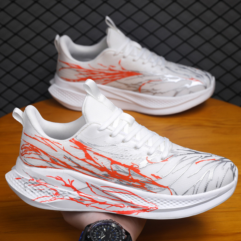 2026 New Summer Sports Shoes for Men and Women, Mesh Breathable and Comfortable Student Soft Elastic Outdoor Sports Running Shoes