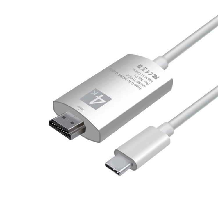 Type-C to HDMI S8 adapter cable USB 3.1 to HDMI 4K mobile phone computer monitor HD cable Type-C to HDMI S8 adapter cable USB 3.1 to HDMI 4K mobile phone computer monitor HD cable