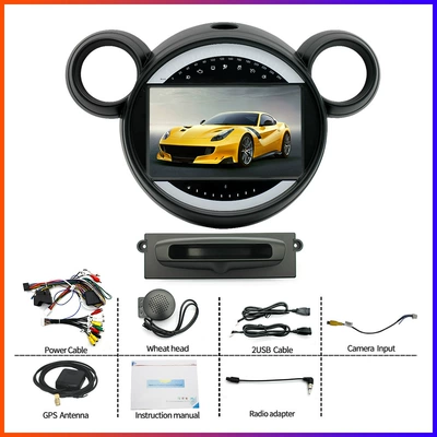 Suitable for BMW mini car navigation system, X1 Bluetooth player, Mercedes central control screen, car navigation all-in-one device (DVD Navigation) - bmw-mini-9inch-bq20-official-standard-configuration-264g