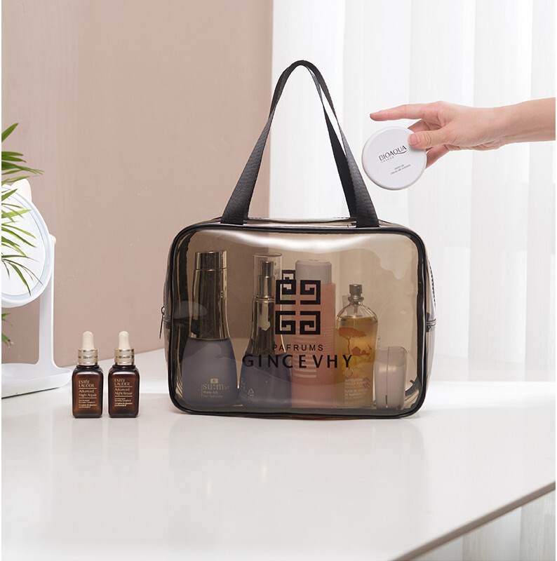 Pvc Waterproof Toiletry Bag Large Capacity Travel Cosmetics Cosmetics Bag High-End Portable Transparent Toiletry Bag for Women Pvc Waterproof Toiletry Bag Large Capacity Travel Cosmetics Cosmetics Bag High-End Portable Transparent Toiletry Bag for Women