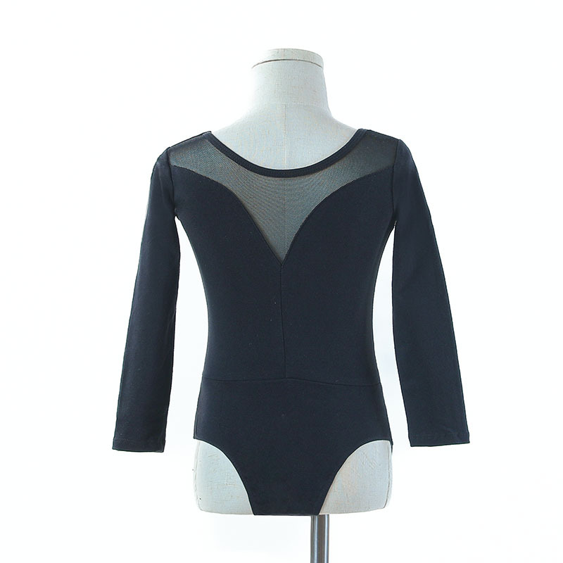 Niños danza uniformes malla empalme ropa de entrenamiento adorable ropa de baile confortable ropa de ballet transpirable image 6