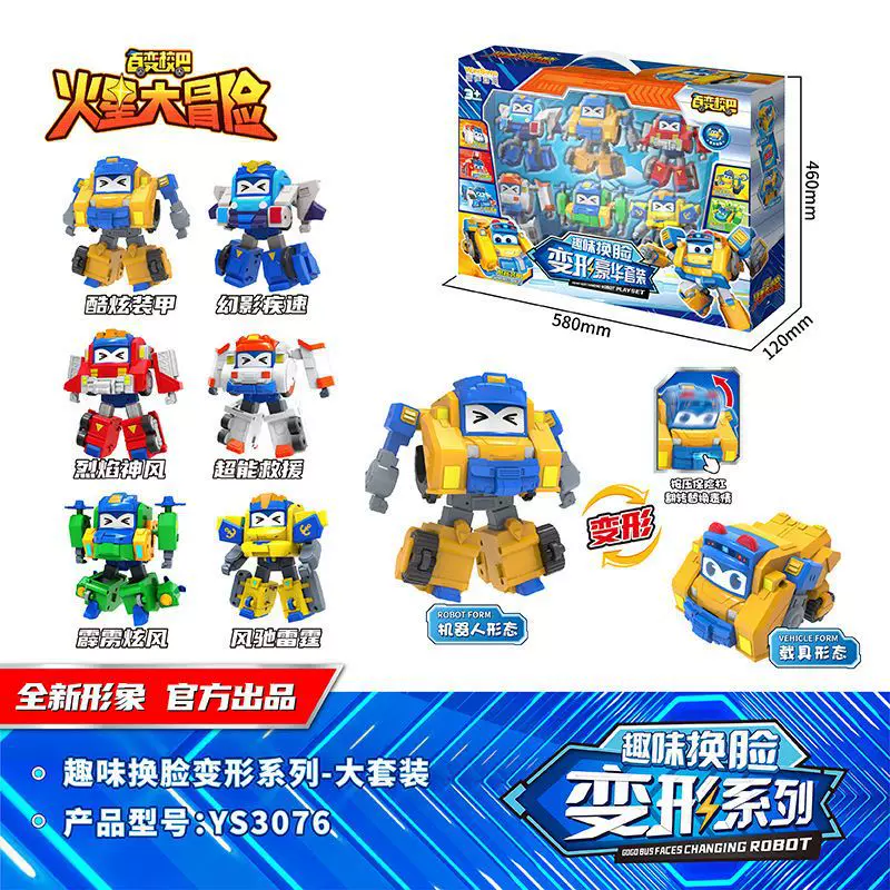 Variable transformer, robot, toy for boys