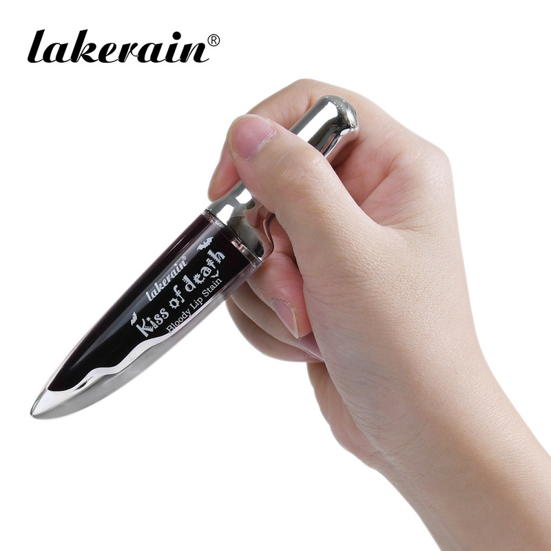 lakerain跨境外贸万圣节主题唇彩Bloody Lip Stain持久变色唇釉|undefined