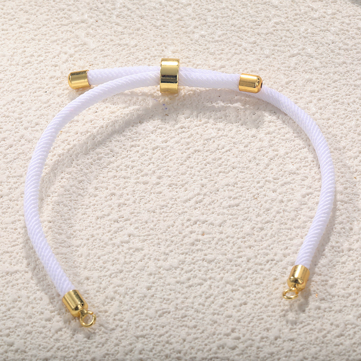 5g Weight Rope Jewelry Making Type DIY Jewelry Accessories Classification 1 Piece Quantity Milan bracelet, Copper Material Solid Color Pattern Plating Design Simple Style Style 1 Piece Milan Bracelet Copper Jewelry Accessories 5