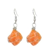 Silver + red agate