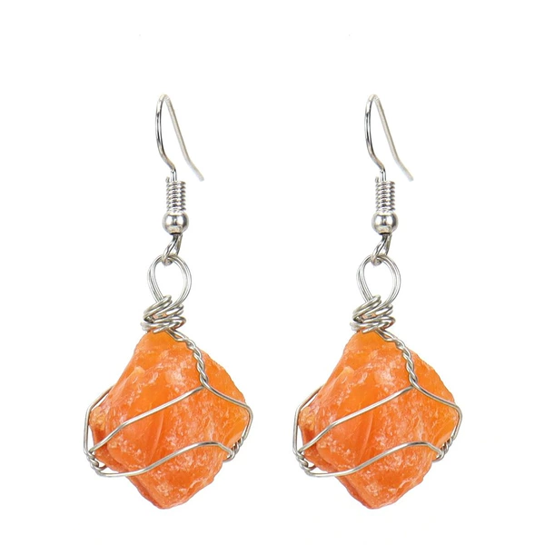 Silver + red agate