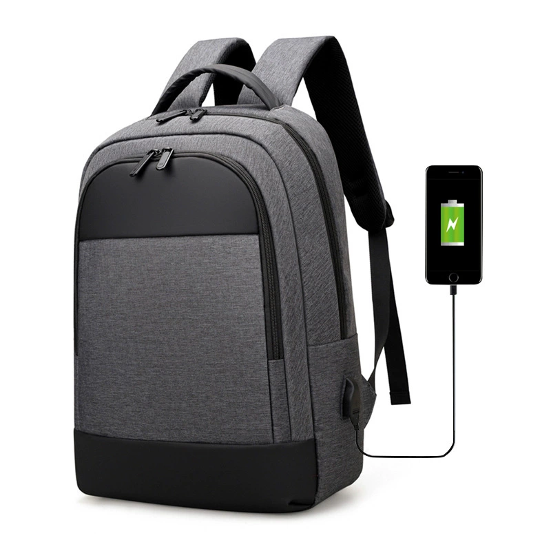 Capacious backpack, universal laptop for traveling, business version