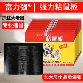 源头工厂粘鼠板捕鼠板粘鼠纸家用粘老鼠板带诱饵定制批发代发跨境