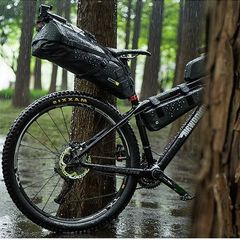 自転車バッグ、マウンテンバイク、ロードバイク、防水テールバッグ、大容量長距離サドル、クイックリリーステールバッグ