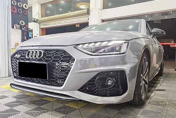 Suitable for New and Old Audi Models. Modified Front Bumper, Large Surround, Rear Bumper, Grille, and Rear Lip