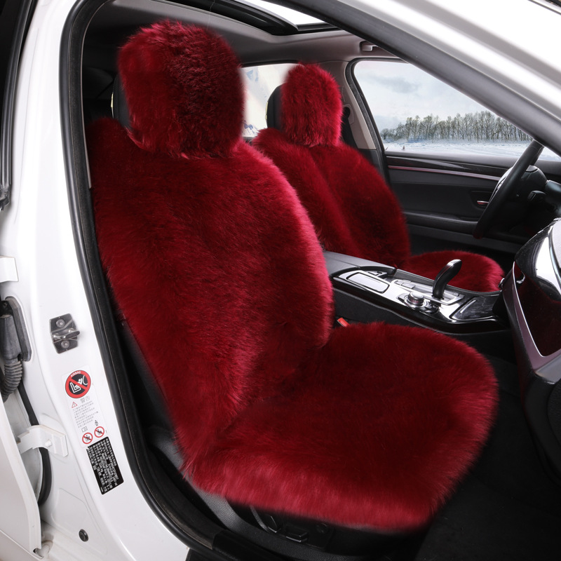 冬季澳洲长羊毛绒汽车坐垫车坐垫通用保暖加厚免捆|ms