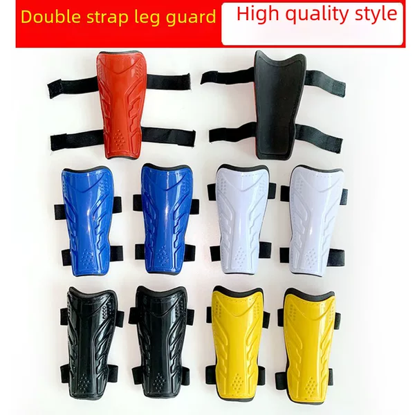 Children's Football Leg Guard Double Row Strap Cross-border Thickened Durable Leg Knee Guard Competition Training Student Guard