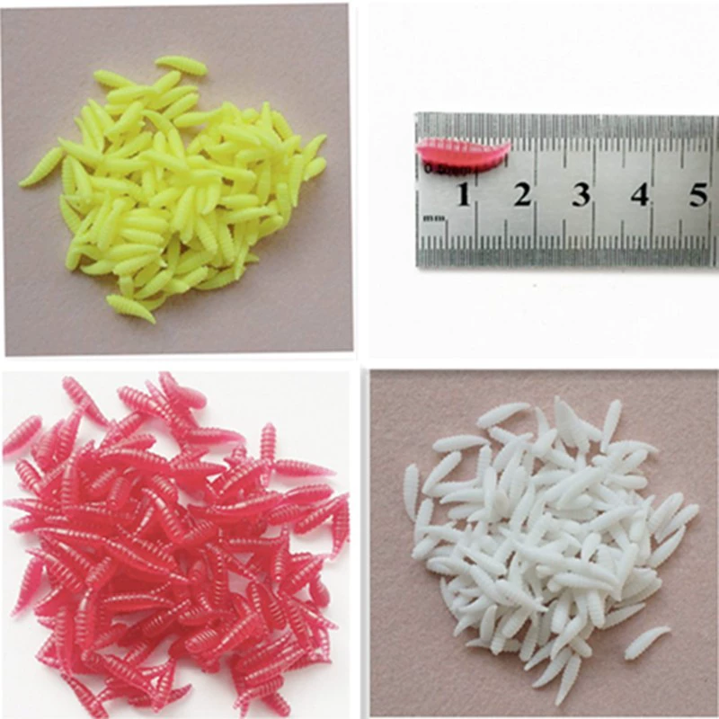 Прямые поставки с фабрики: мягкая приманка Luya, искусственный мучной червь/мягкий червь/червячок, платформенная приманка для рыбалки Luya.