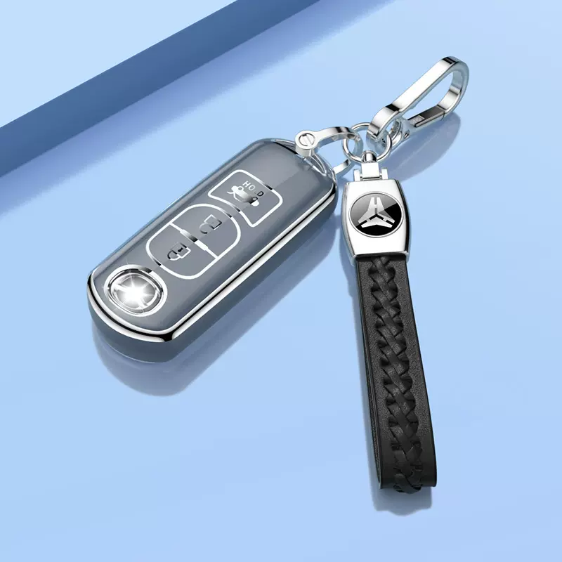 适用马自达昂克赛拉CX30钥匙套CX4阿特兹CX5马3马6汽车钥匙包壳扣