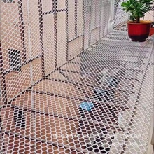 护网防盗窗铺垫网格塑料网隔离猫窗台阳台防护网漏网网拦加厚垫防