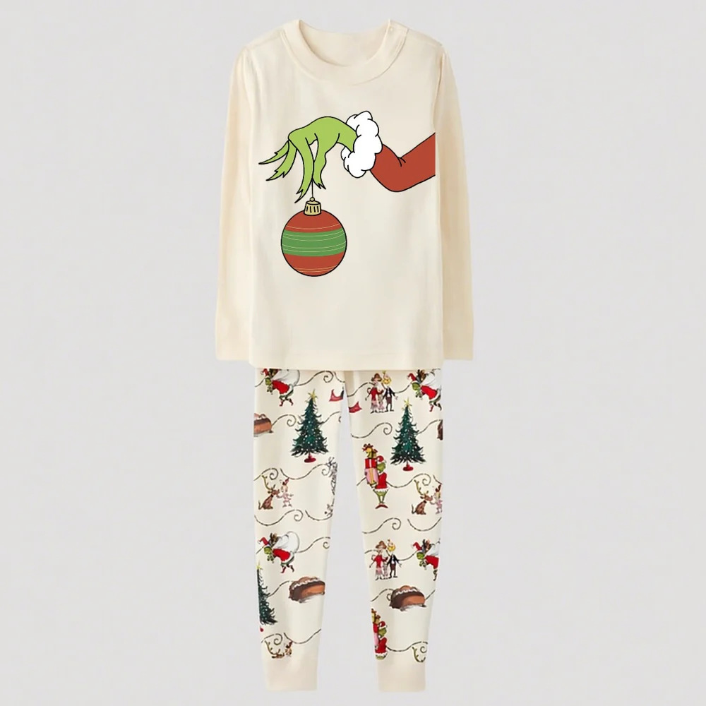 2025 Amazon Autumn and Winter Christmas New Parent-Child Wear Home Suit Pajamas