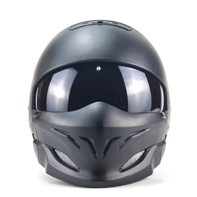 Motosiklet kaskı (dəbilqə): Helmet Men's Full-Face Half Helmet