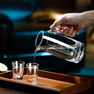 Glass Liquor Dispenser for Home Use, Small Wine Glass for Restaurants, 100ml Wine Decanter, Wine Jug, Wine Measurer
