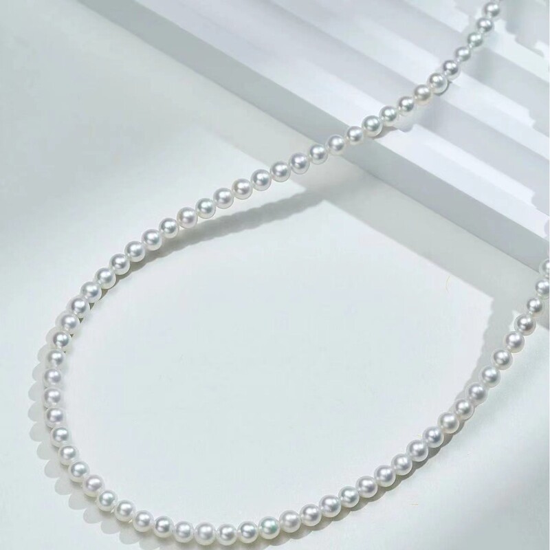 フレンチスタイル Shijia パール 6 メートルネックレスハイエンドファッションシンプルな鎖骨チェーン気質社交家ネックレス|undefined