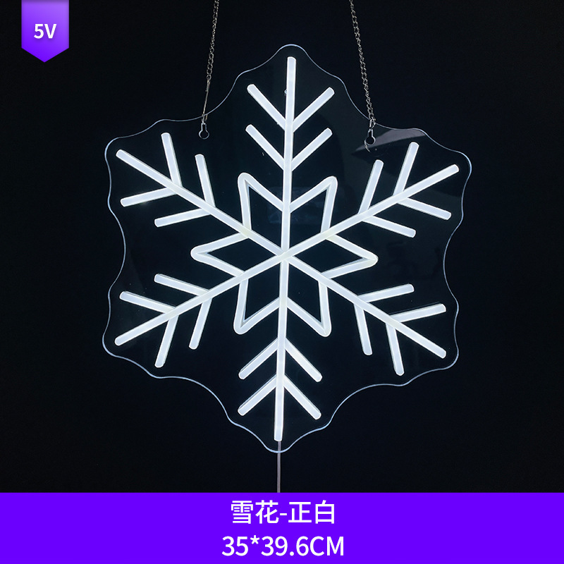 クリスマス祭りアクリルネオン屋内制クロスボーダーledライトブランドins吊り壁led装飾ライト|undefined