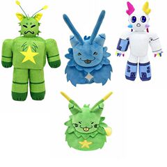 クロスボーダーRegretevator Gnarpy Plushゲーム周辺グリーン居眠り猫ぬいぐるみ