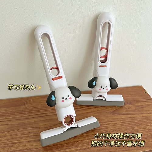 Mini mop for kitchen and bathroom, hand-washable sponge, water-absorbent collodion, bathroom and bathroom use, lazy mop