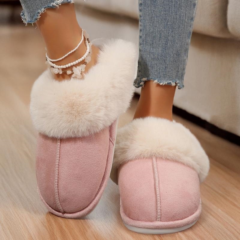 I 72358 Fuzzy Slippers for Home 简约棉拖鞋 亚马逊跨境欧