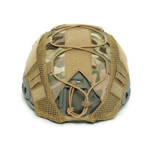 Cross-Border Amazon Fast Helmet Camouflage Helmet Cover with Elastic Cord, Camouflage Cs Russian Green Beret Tactical Helmet