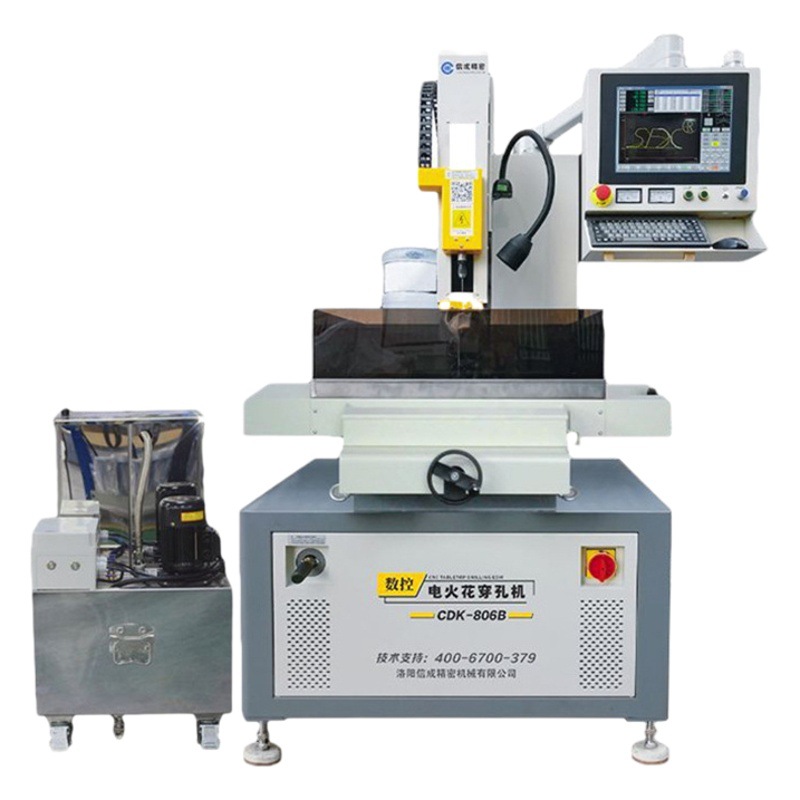 Punzonadora de chispas eléctricas de escritorio CNC de tres ejes inteligente CDK-806B punzonadora de chispas eléctricas CNC image 1