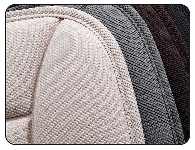 Cross-Border Popular Linen Car Seat Cushion, Universal for Large and Small Cars, Single-Row Square Cushion, All-Season Breathable and Comfortable