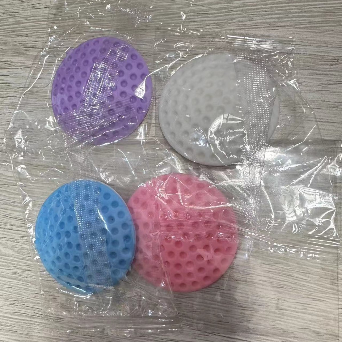 En stock, almohadilla anticolisión de pared gruesa redonda, almohadilla anticolisión silenciosa detrás de la puerta, protección de la manija de la puerta, almohadilla antivibración 3M