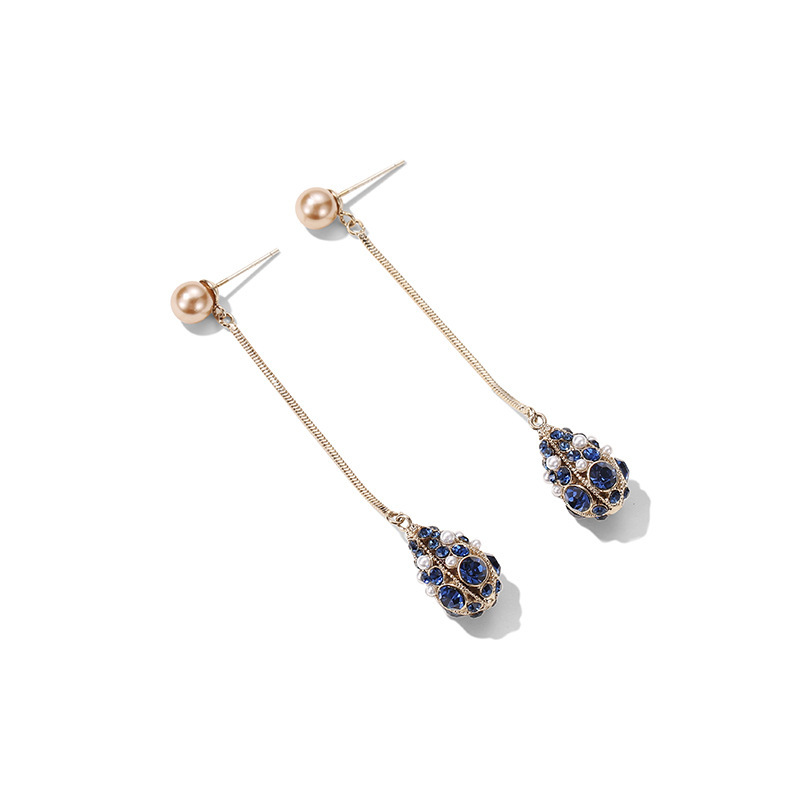 Gargantilla de perlas barrocas elegante plata chapada oro mujer_voghion.com