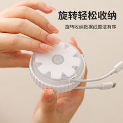 新型円形携帯理線器のデータ線は板線を挿して神器の理線を収納します。