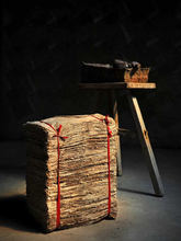 【非遗】桑皮宣纸纯手工复古土纸仿古做旧毛边纸书法国画艾灸树皮