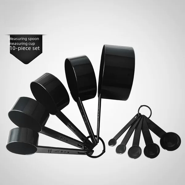 Measuring spoon Measuring Cup 10-piece set plastic gram flour spoon scale spoon measuring spoon kitchen baking creative gadget