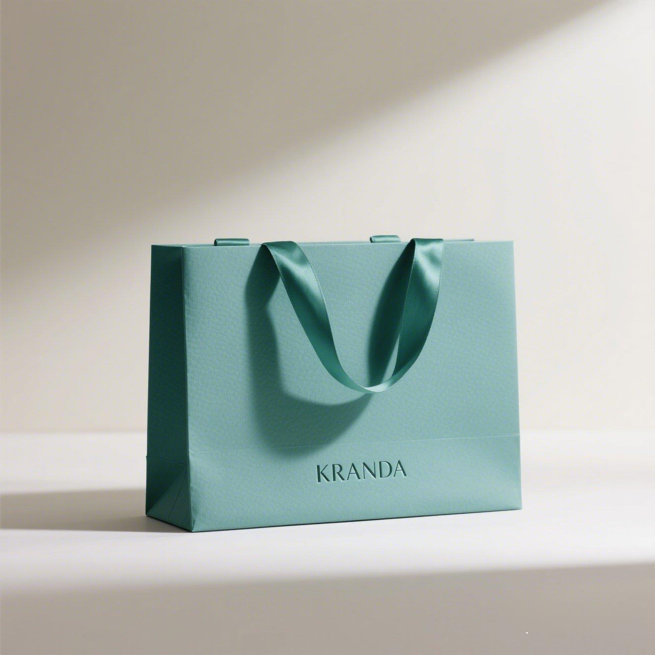 纸袋啶制手提袋礼品袋服装店礼品袋子轻奢高档清洁拍照灌饼春节