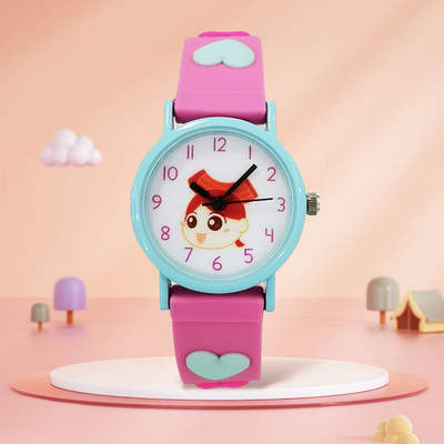 New Primary School Watch Children's Quartz Watch Cartoon Pattern 3D Silicone Gift Watch Birthday Gift Watch